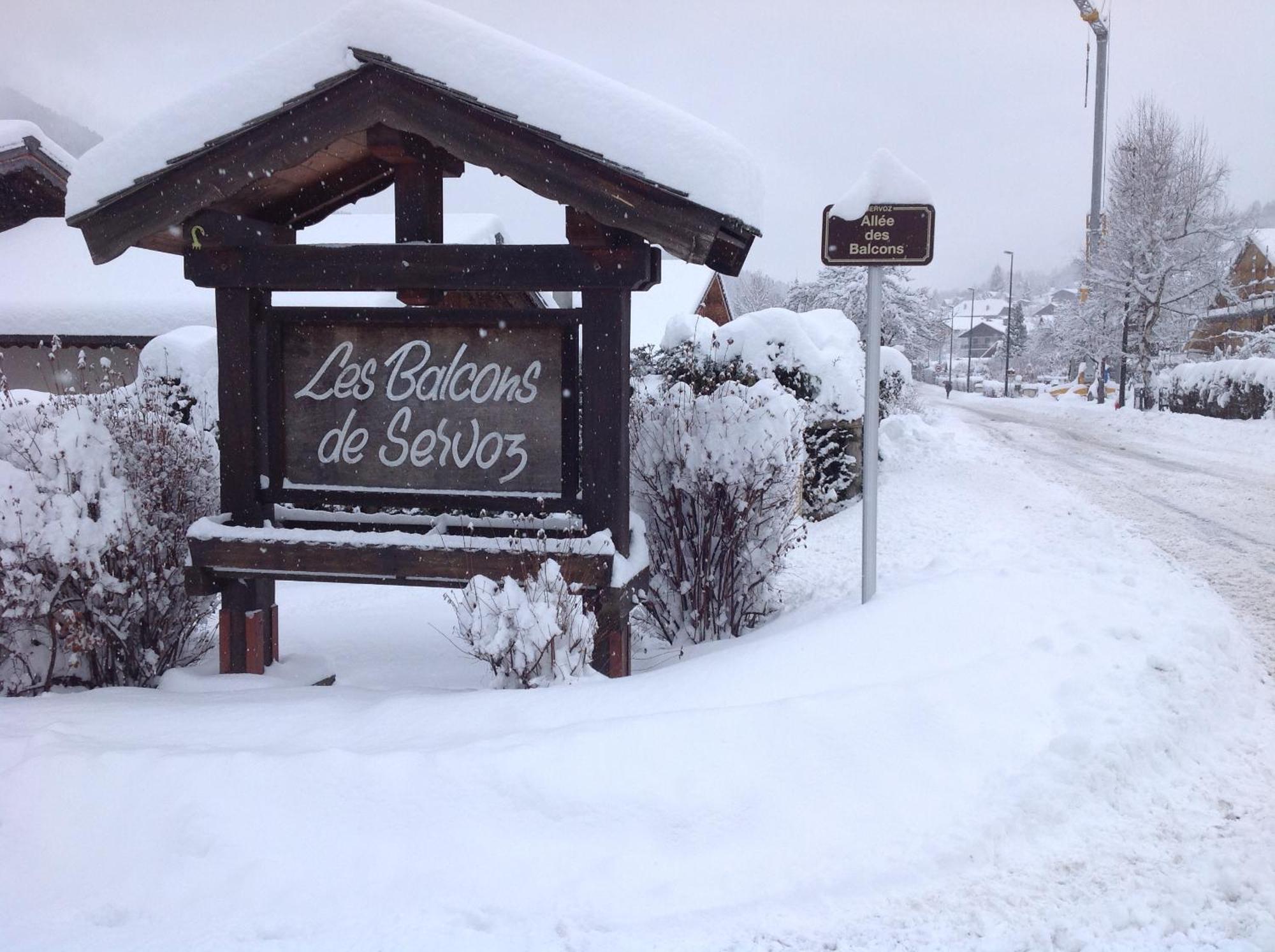 Residence Les Jorasses Servoz Bagian luar foto
